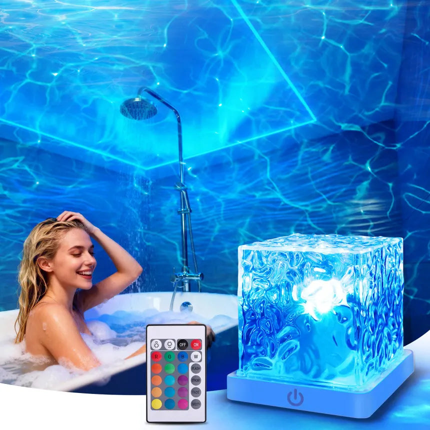 Relaxing multicolor seabed lamp