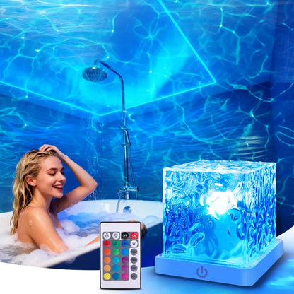 Relaxing multicolor seabed lamp